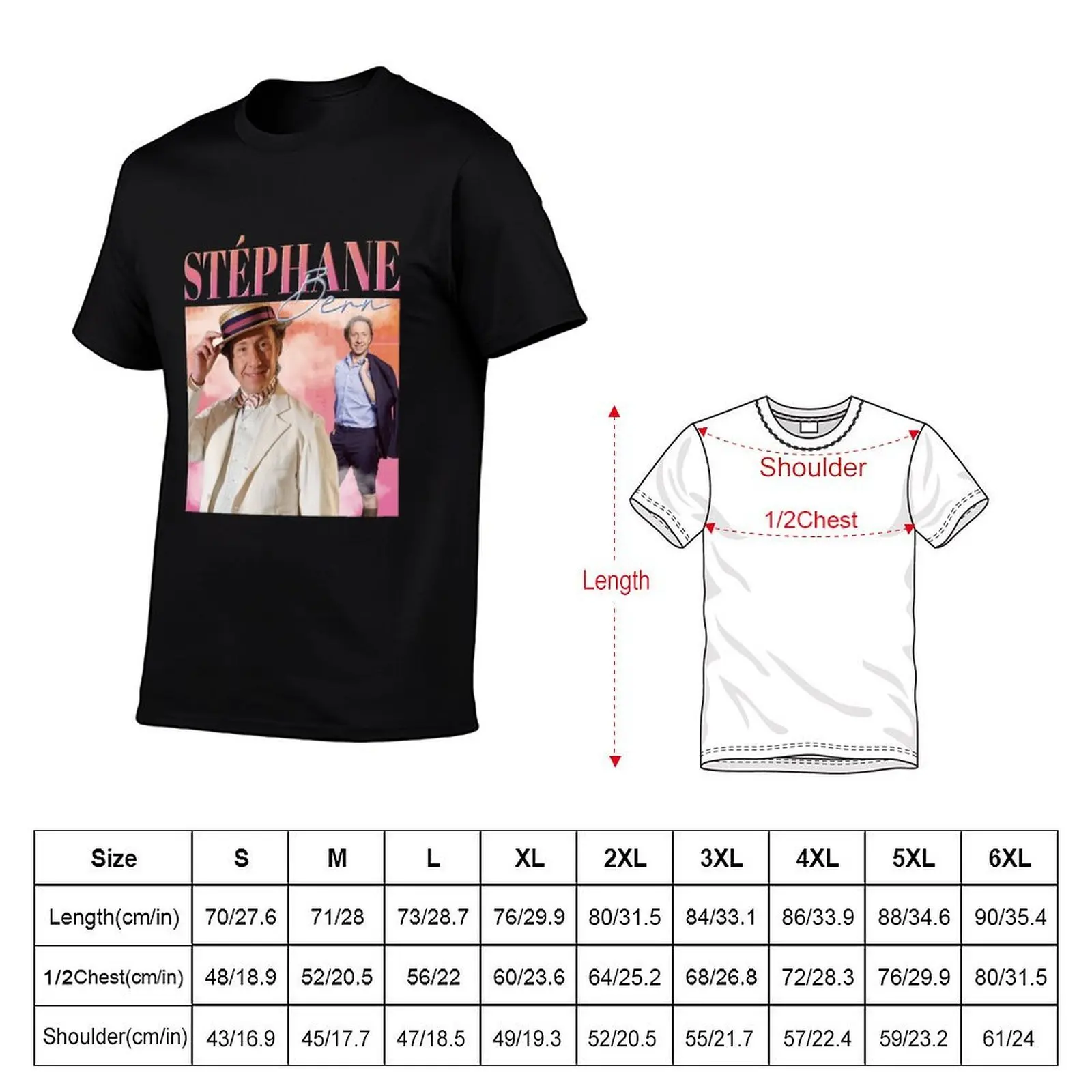 Stéphane Bern T-Shirt t shirts for man graphic tees t shirts for man cotton funny t shirts cotton T-Shirt