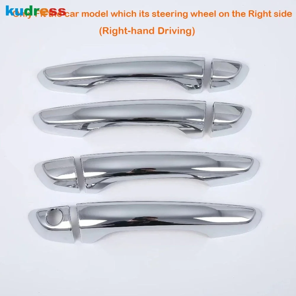 For Hyundai Verna Solaris Accent 2018 2019 2020 2021 2022 5th GE Chrome Car Side Door Handle Cover Trim Exterior Accessories