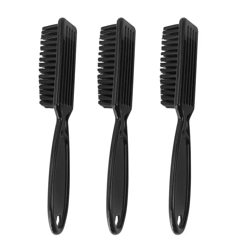 Gen Basic 12Pcs Fade Brush Comb Scissors Cleaning Brush Barber Shop Skin Fade Vintage Oil Head Shape Carving Cleaning Brush