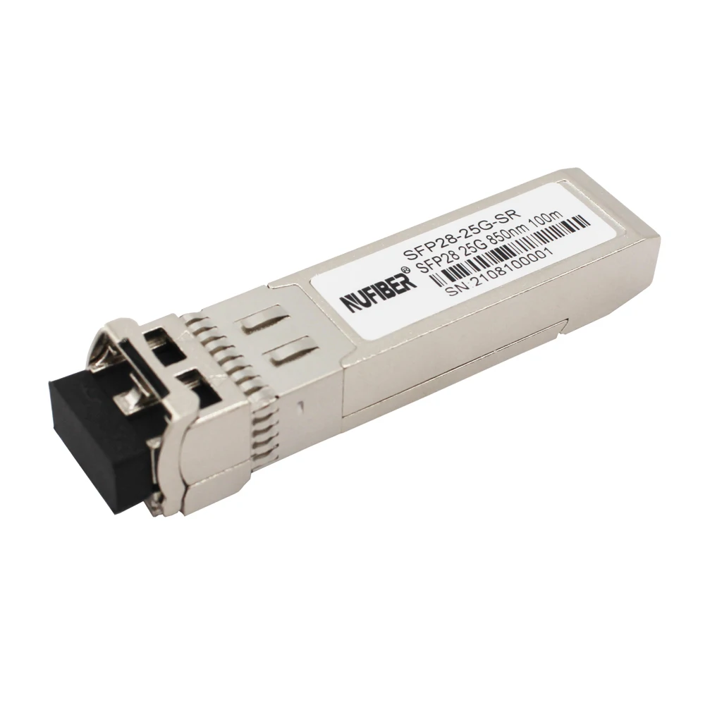 

25G SR LR ER ZR SFP28 Module 850nm Duplex MMF SMF 100m 2km 10km 20km 40km 80km 100km LC Fiber Optic Equipment 25G SFP Module