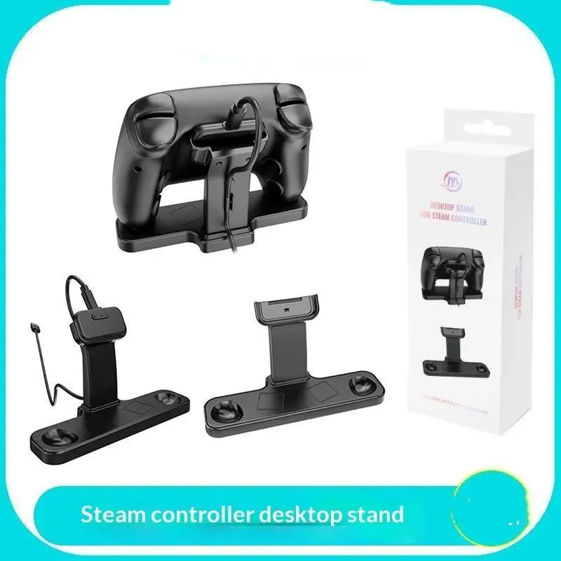 1Pcs Universal Magnetic Charging Dock Desktop Stand JYS SDM013 For Steam Controller Anti Tip Triangular Metal Base