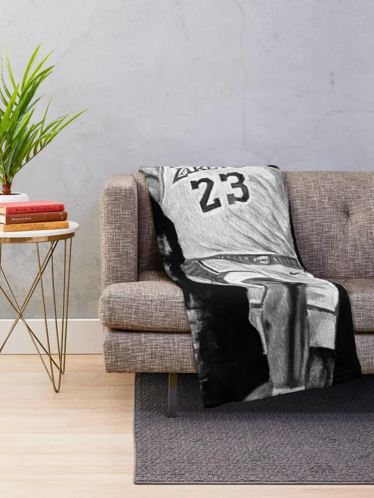 Lebron Throw Blanket christmas gifts Plush wednesday Blankets