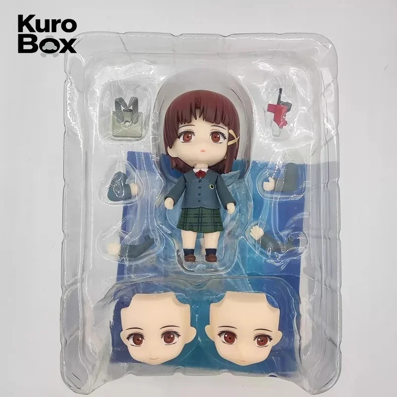 Nendoroid 2356 Iwakura Lain Serial Experiments Anime Chibi Figura de acción articulada de PVC, adorno coleccionable de escritorio para fanáticos del anime