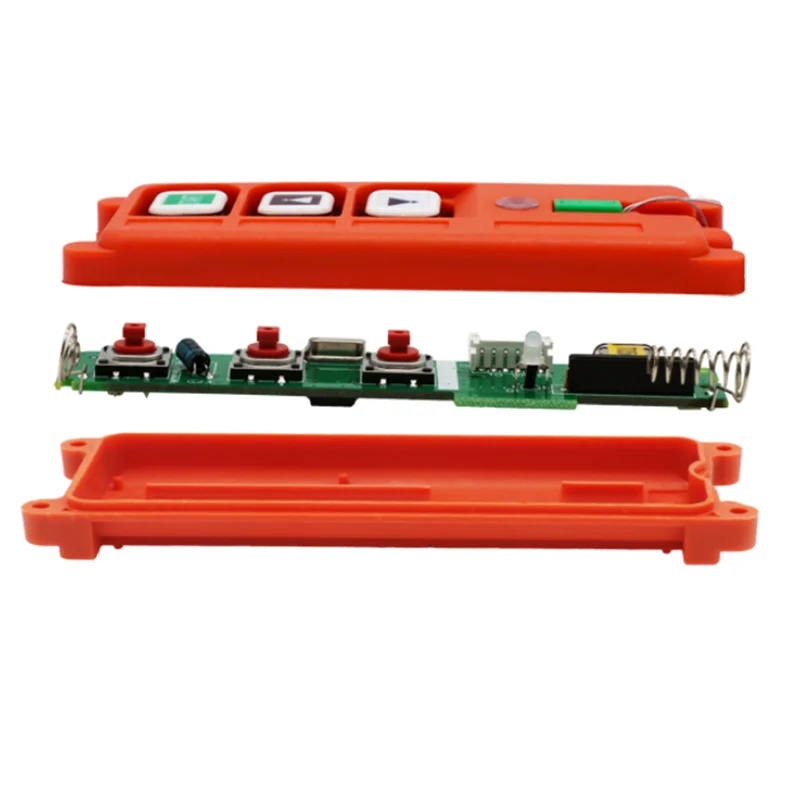 Imagem -05 - Controlador Remoto Industrial sem Fio Controle de Grua Elétrica Enrolamento do Motor Switches Sandblast Rádio Usado Ac220v380 dc 24v F212s