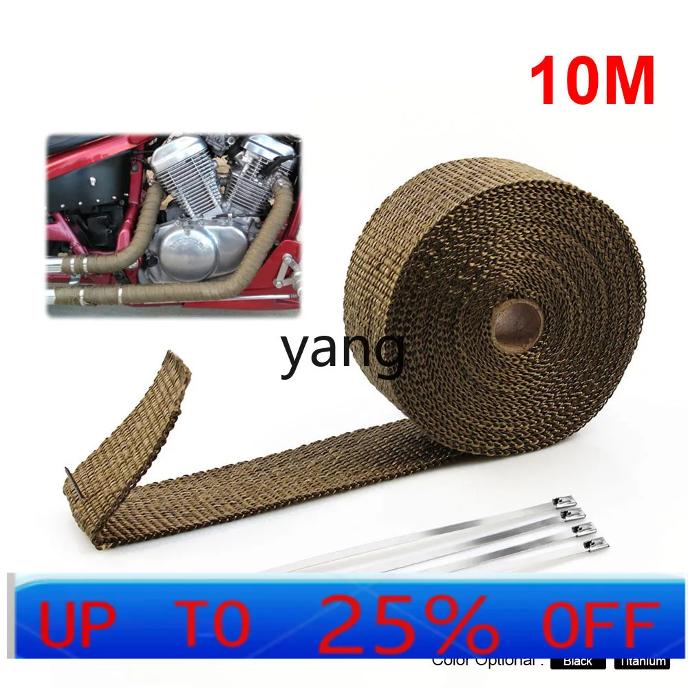 

LMM 10m motorcycle exhaust pipe thermal insulation cotton plantain with sound insulation cotton