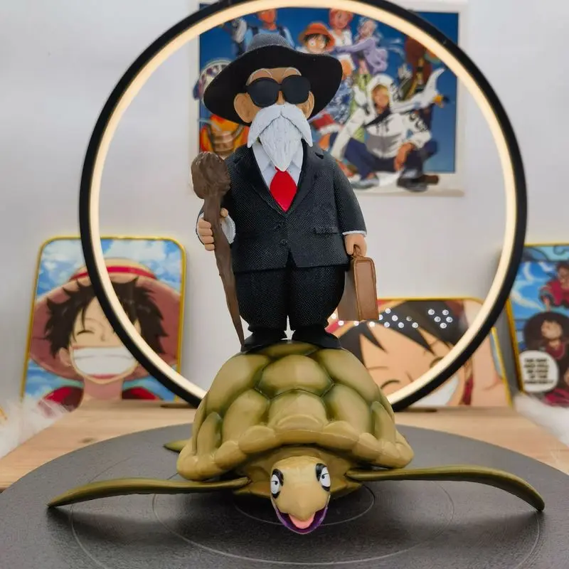 

Аниме-фигурка Dragon Ball: Супер Сайян, модная одежда, костюм Бессмертного Черепахи, стоячая поза, настольное украшение, подарок