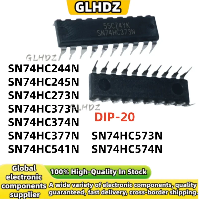 DIP-20 10PCS SN74HC244N SN74HC245N SN74HC273N SN74HC373N SN74HC374N SN74HC377N SN74HC541N SN74HC573N SN74HC574N NEW