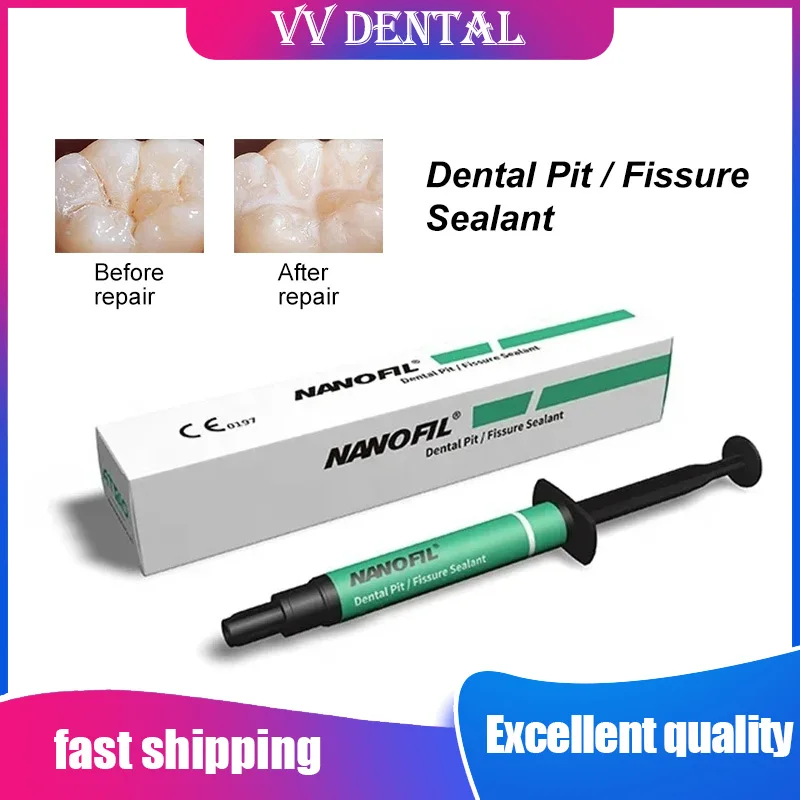 

VV Стоматологическая яма/герметик для зубов предотвращает кариес, стоматологическая композитная стоматологическая яма и герметик для тряпиц