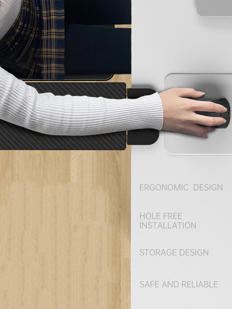 Computer Arm Elbow Support Office Desktop Extension Table Mouse Wrist Pad Hand Bracket Arm Support Frame Extension Board