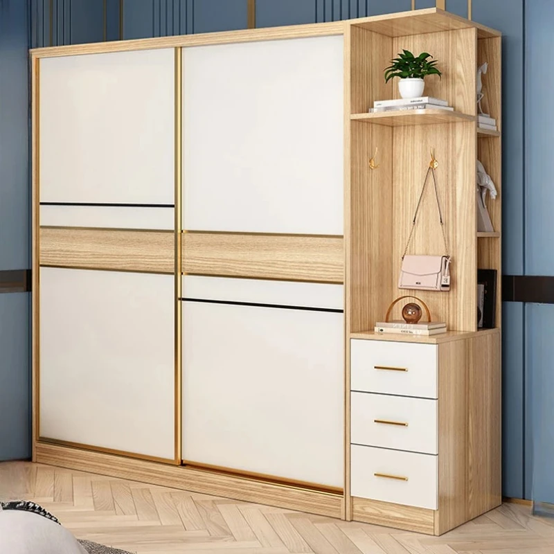 Organizer Shelve Wardrobe Nordic Luxury Doors Living Room Closet Wardrobe Open Closets Storage Rangement Chambre Furniture