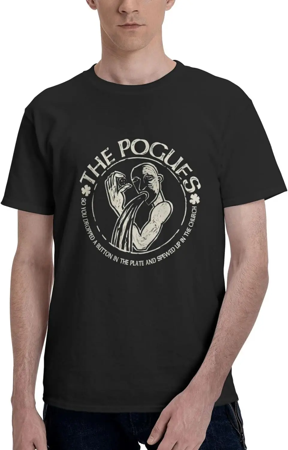 

The Pogues Punk Band Male Fashionable Shirt Music Tour 2024 Men Casual T-Shirts