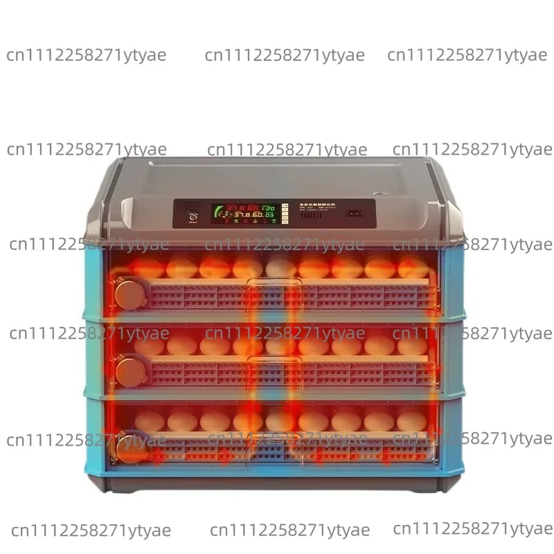 128/256 Eggs Dual Voltage Automatic Incubator Large Capacity Chicken Duck Pigeon Hatcher