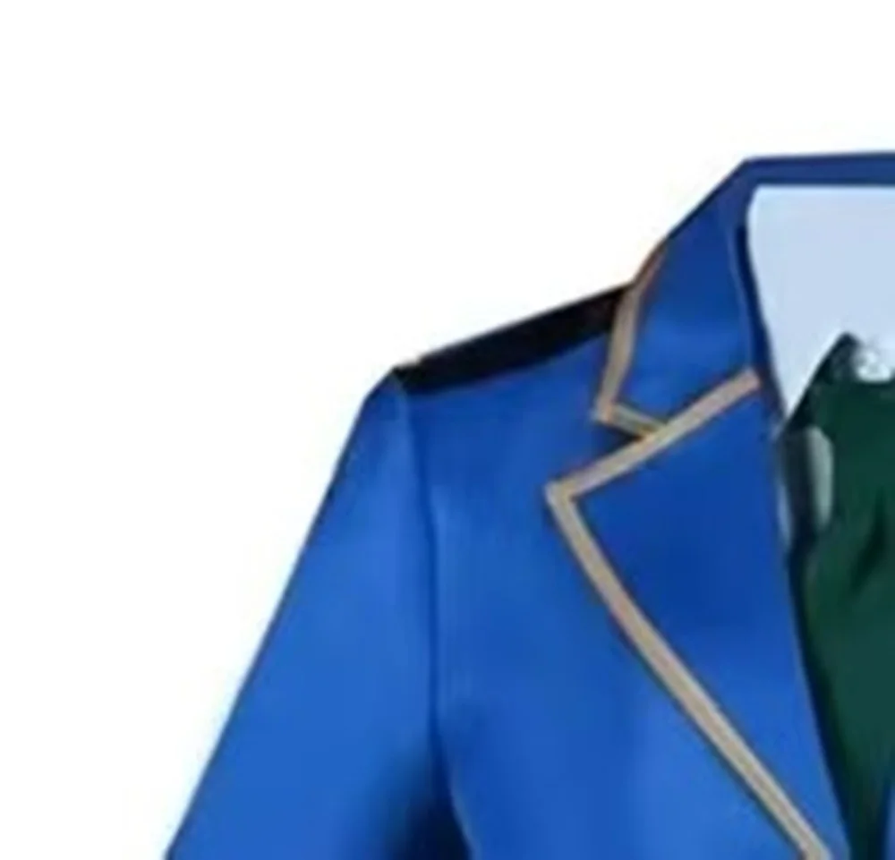 lucky-costumes-de-cosplay-anime-unisexe-plaques-or-robes-de-soiree-ensembles-d'uniformes-taille-personnalisee