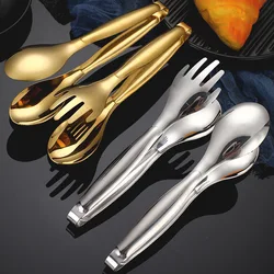 Creative Stainless Steel Food Clips Fried Steak Special Tongs Japanese Cuisine Meal Clamp Kitchen Cooking Utensils