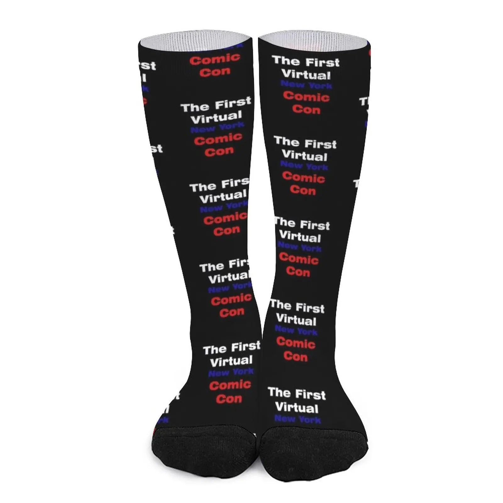 The first virtual new york comic con Socks Antiskid soccer socks Fun socks socks funny Mens socks