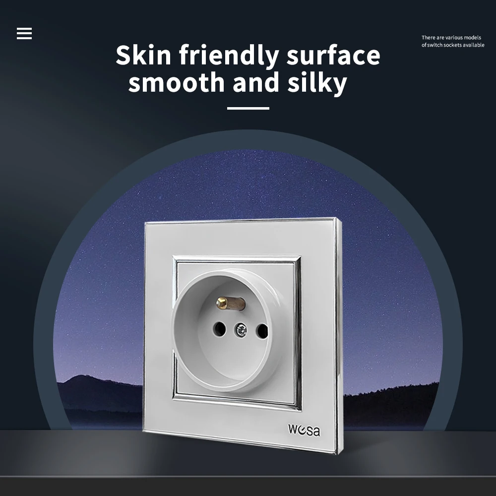 لوحة أكريليك قياسية من البلاستيك المدمج على الحائط باللون الأسود مع مقابس طاقة أرضية مثبطات اللهب ومنافذ كهربائية #3