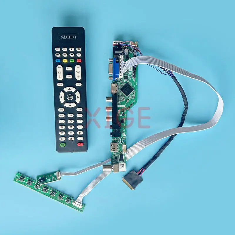 For LTN160AT06-A01/H01/T01/U01 LCD Controller Driver Board 1366*768 Kit VGA+HDMI+AV+USB Laptop Screen 40 Pin LVDS 16