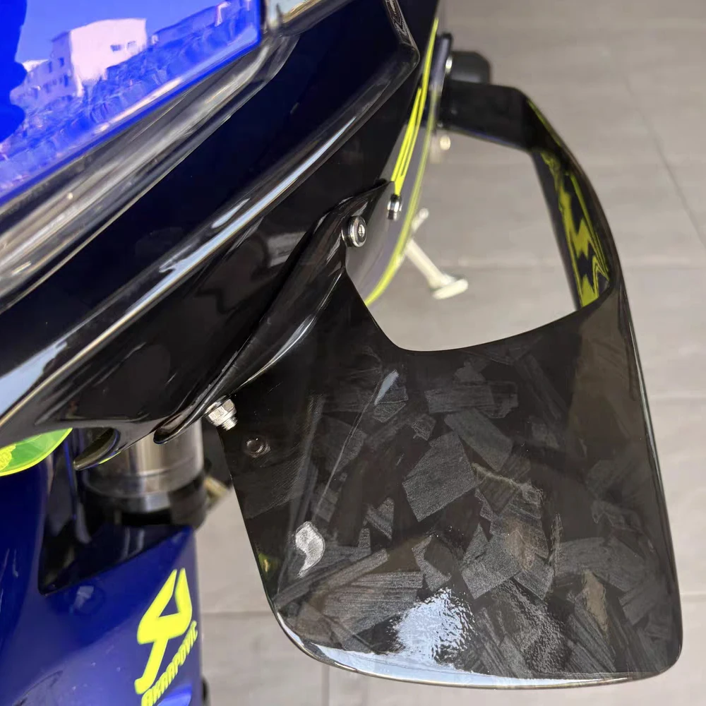 R1 Winglets For Yamaha YZF-R1 2020-2025 2026 YZF R1M Side Spoiler Fairing Aerodynamic Wing Kit Fixed Motorcycle Accessories New