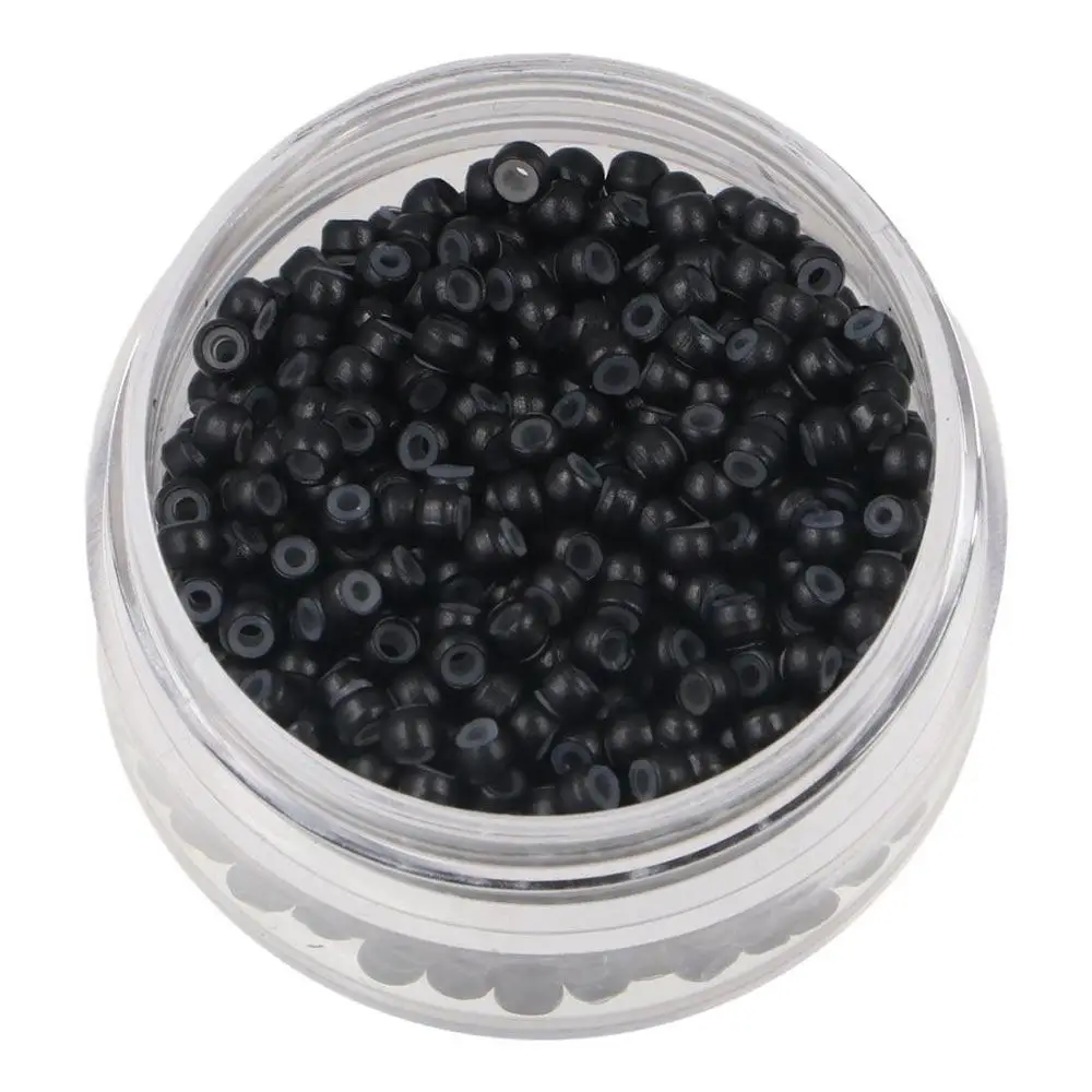 

1000 шт. 3,0 мм силиконовые нано-кольца микробусины кольца для волос медные кольца с силиконовыми дредами инструменты для наращивания волос