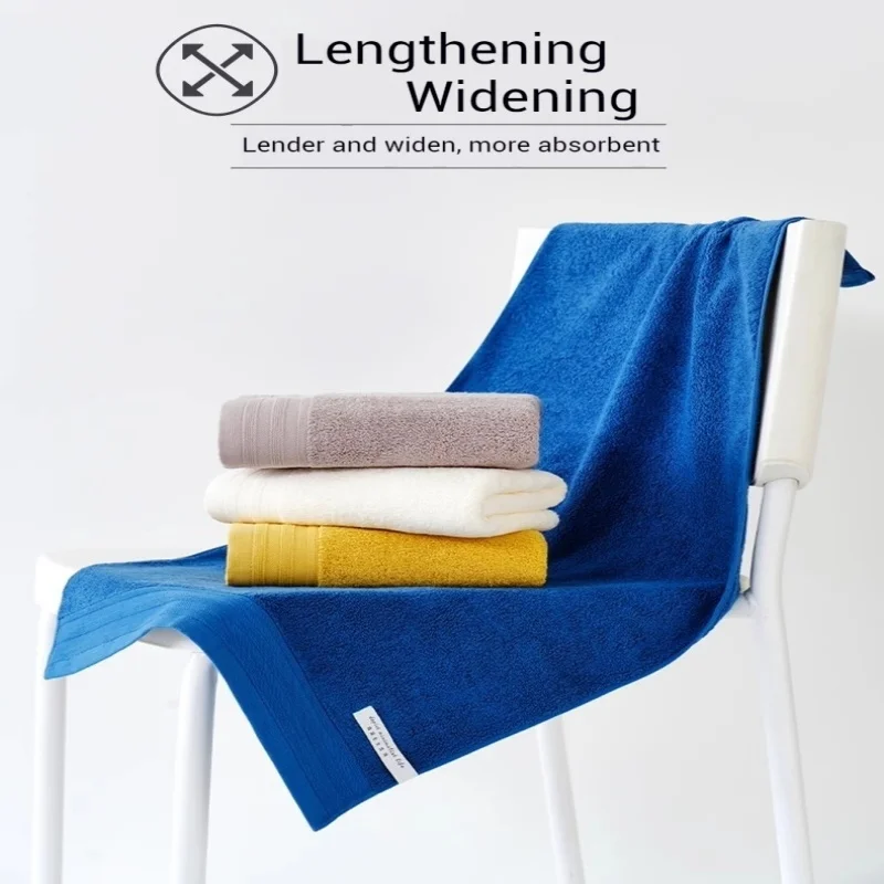 1/2/4 Pack Solid Color Cotton Towels - Skin-friendly, Soft, Comfortable, Minimalist - Suitable for: Bathroom, Couples, Hotels