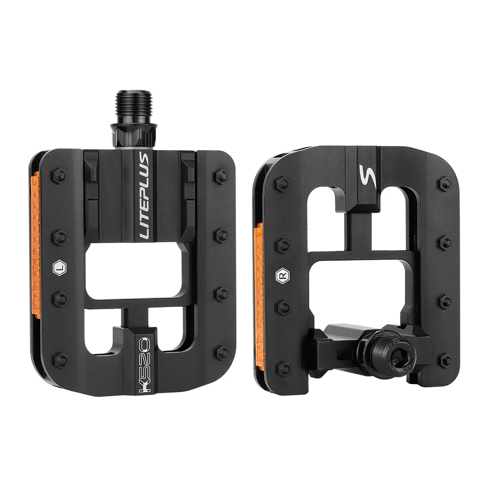 

New Practical Bike Riding Folding Pedals Bicycle Pedals Folding Bicycle Folding Pedals Reflective Plate Anti-slip