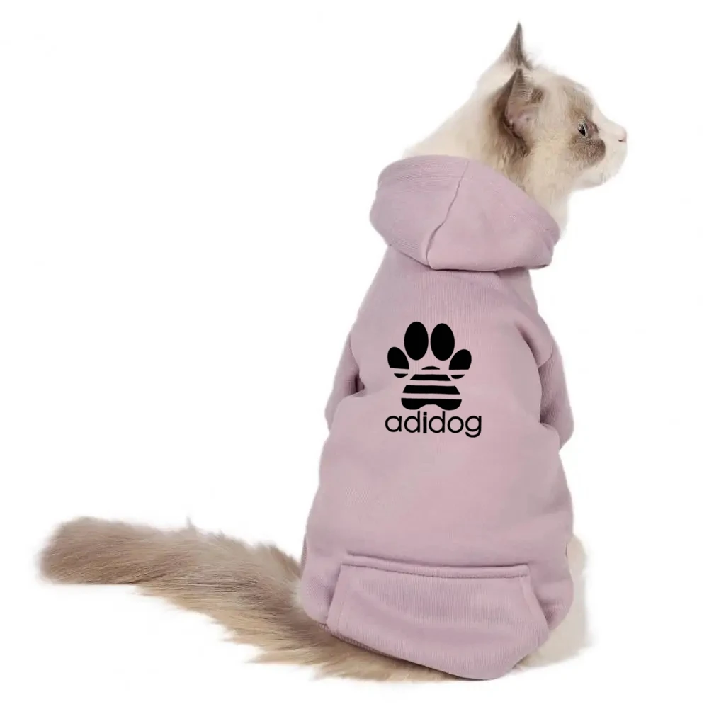 

Pet Cat Clothes Security Cat Coats Jacket Hoodies For Cats Outfit sweater Pet Clothing Pet Costume Rabbit Dogs Clothing for cats