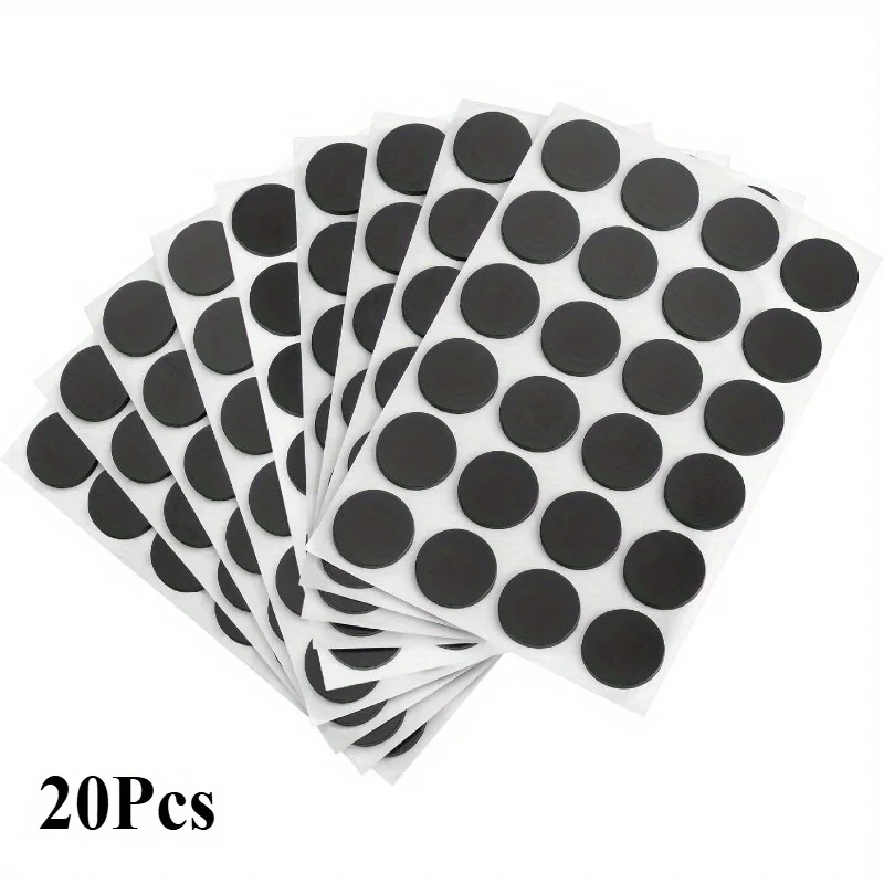 YITAPE 20/50pcs Self Adhesive Magnet Dots Round Handicraft Magnets with Adhesive Backing Flexible Magnetic Stickers