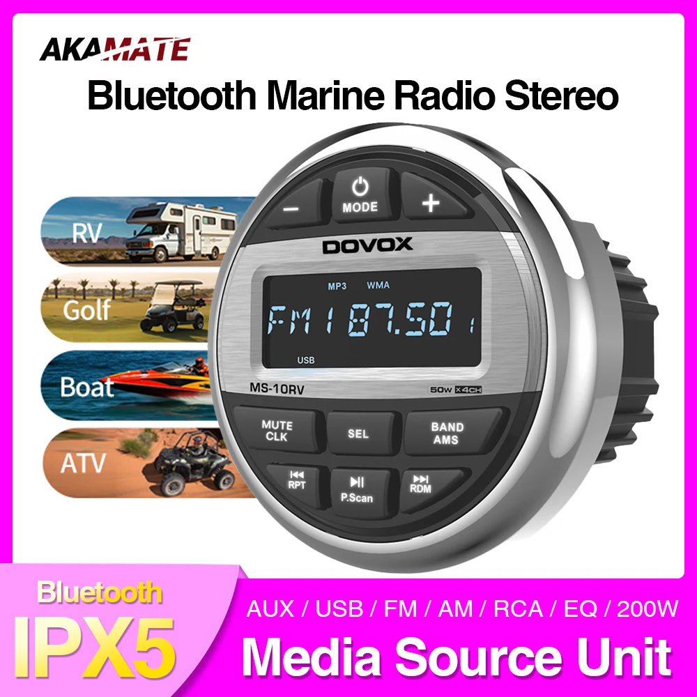 1din-marine-radio-mp3-media-player-boat-radio-stereo-waterproof-bluetooth-aux-audio-fm-am-receiver-for-utv-atv-spa-rzr-rv