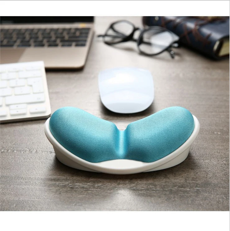 

PC Computer 3D Wrist Rest Silica Gel Hand Pillow Memory Foam Mouse Pad Laptop Desktop Anti-skid Mouse Pad