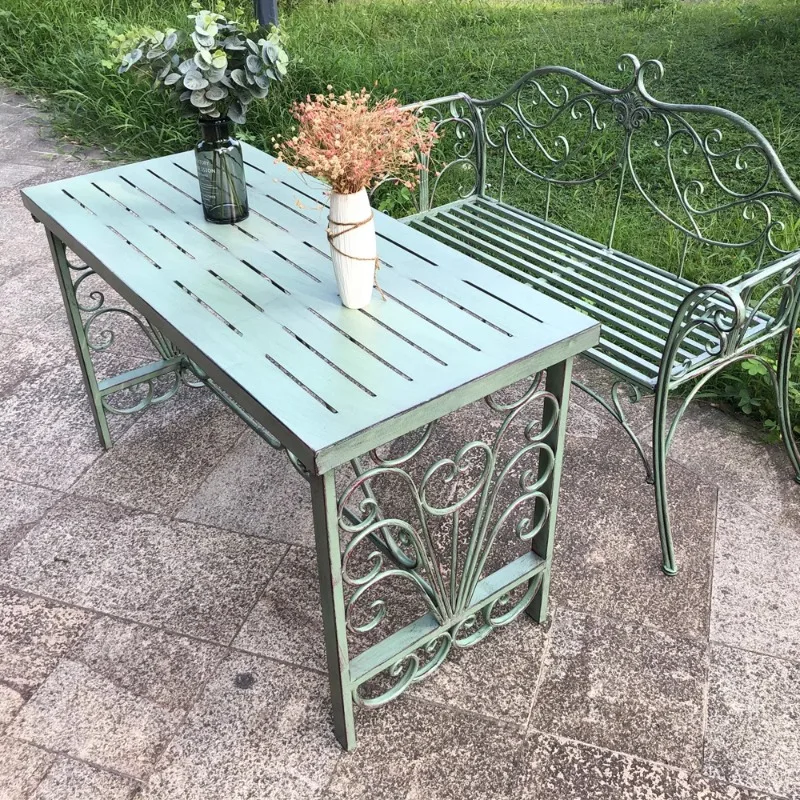 

European garden tables and chairs outdoor table balcony table restaurant leisure bar household desk coffee table courtyard garde