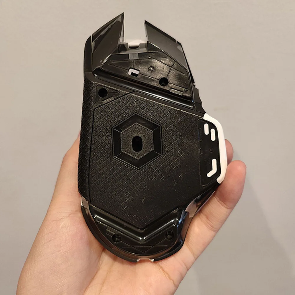 Carcasa de ratón de repuesto + almohadilla para pies para Logitech G502 SE, patines de ratón con cable, pegatina deslizante, cubierta de ratón, accesorios de carcasa