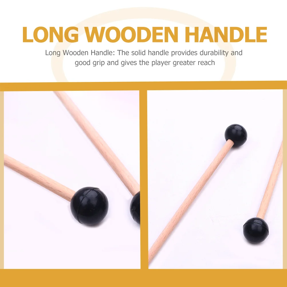 2 Pcs Ethereal Drum Hammer Xylophone Tongue Percussion Sticks Drumsticks Instrument Music Keyboard Mallets