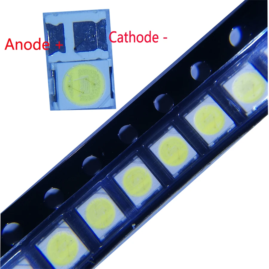 500pcs/Lot SMD LED 1.5W 2835 3V Cool White Two-Emitting-Chips For TV Repair Backlight Application