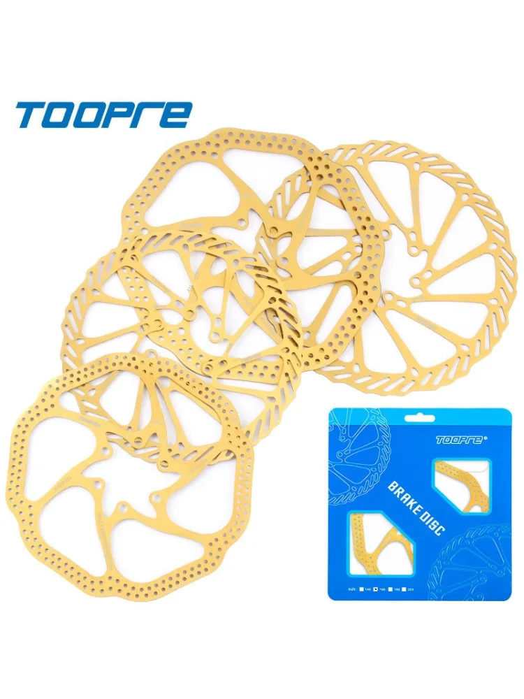 AliExpress TOOPRE G3/HS1 160mm 180mm Mountain Bike Gold Brake Disc High Strength Stainless Steel 6 Hole