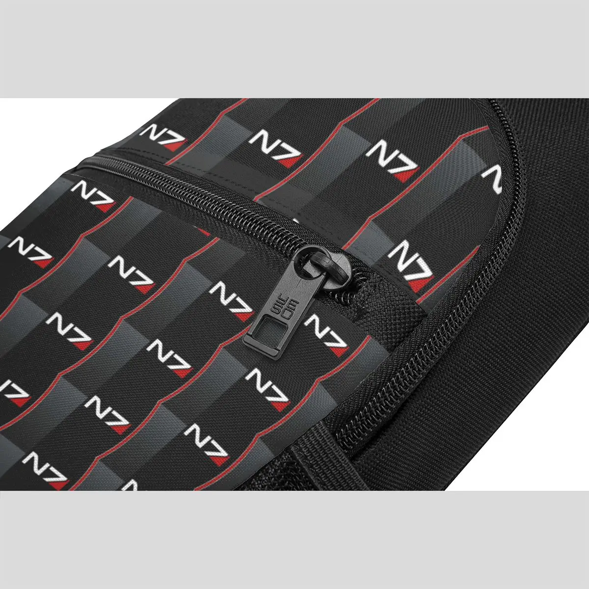 N7 Mass Effect Emblem Chest Bag Men Sling Crossbody Backpack Chest Bag Traveling Hiking Daypack Shoulder Bag