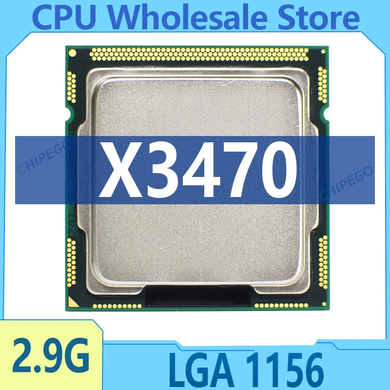 Xeon X3470 X 3470 2.933 GHz Quad-Core Eight-Thread 95W CPU Processor 8M 95W LGA 1156