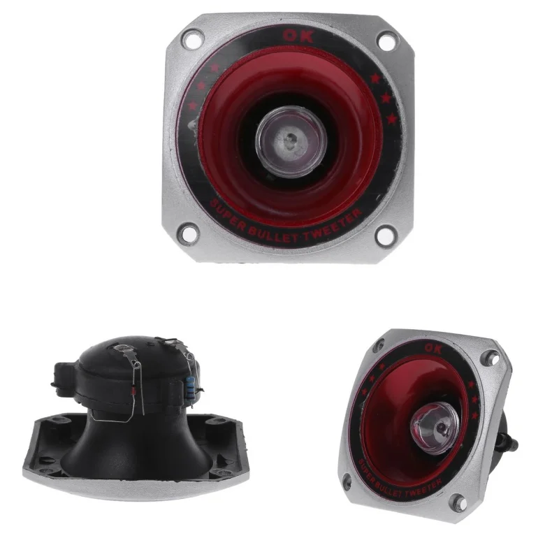 80mm Diameter Durable Piezoelectric Tweeter 63mm Diagonal Diameter Speaker Kits Exquisite Workmanship Speaker Tweeter