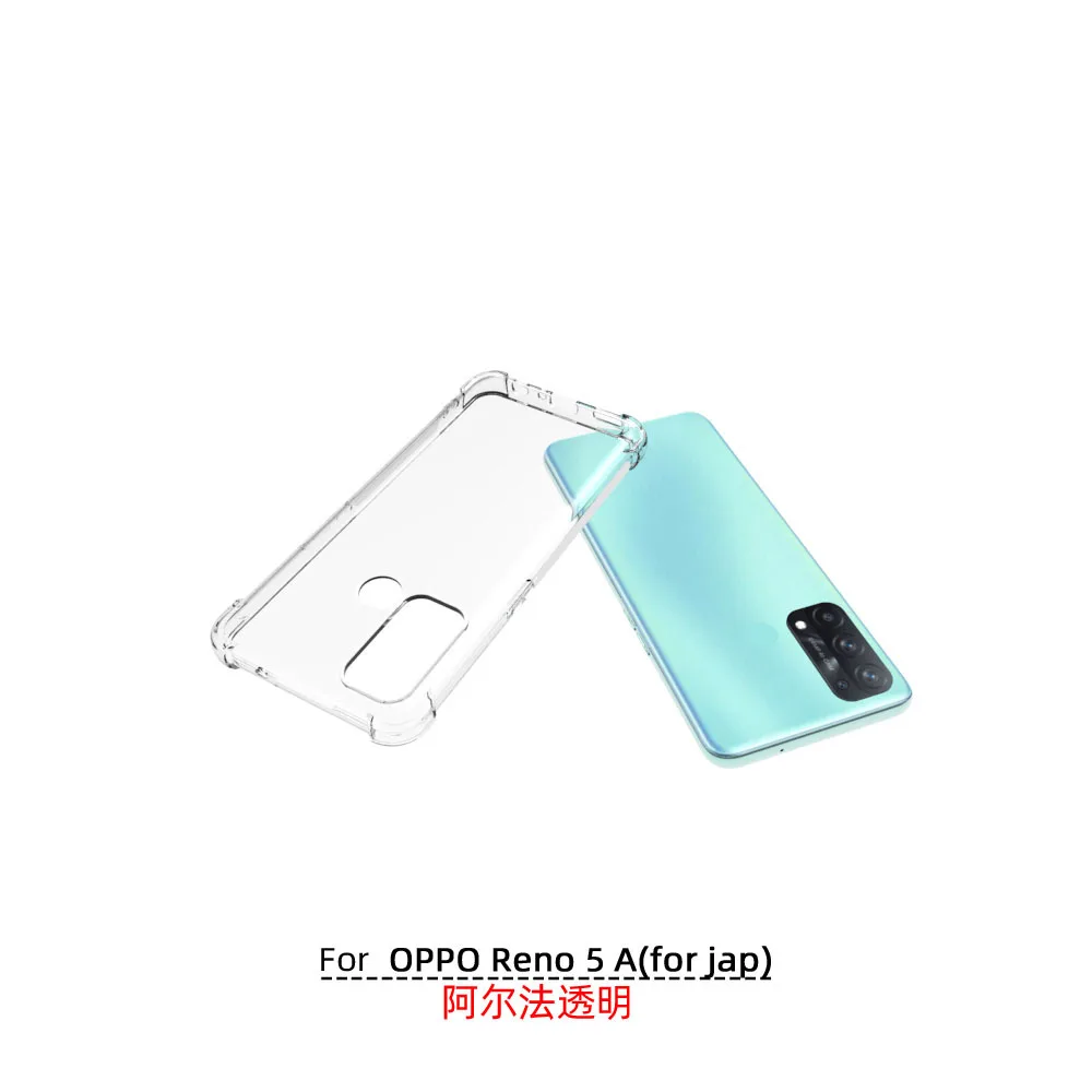 Luftkissen-Schutzhülle für Oppo Reno 3A 5A 7A 9A 11A 13A 15A Transparente Airbag-Silikon-TPU-Rückabdeckung für Oppo Reno 13A 15A – Detail 13