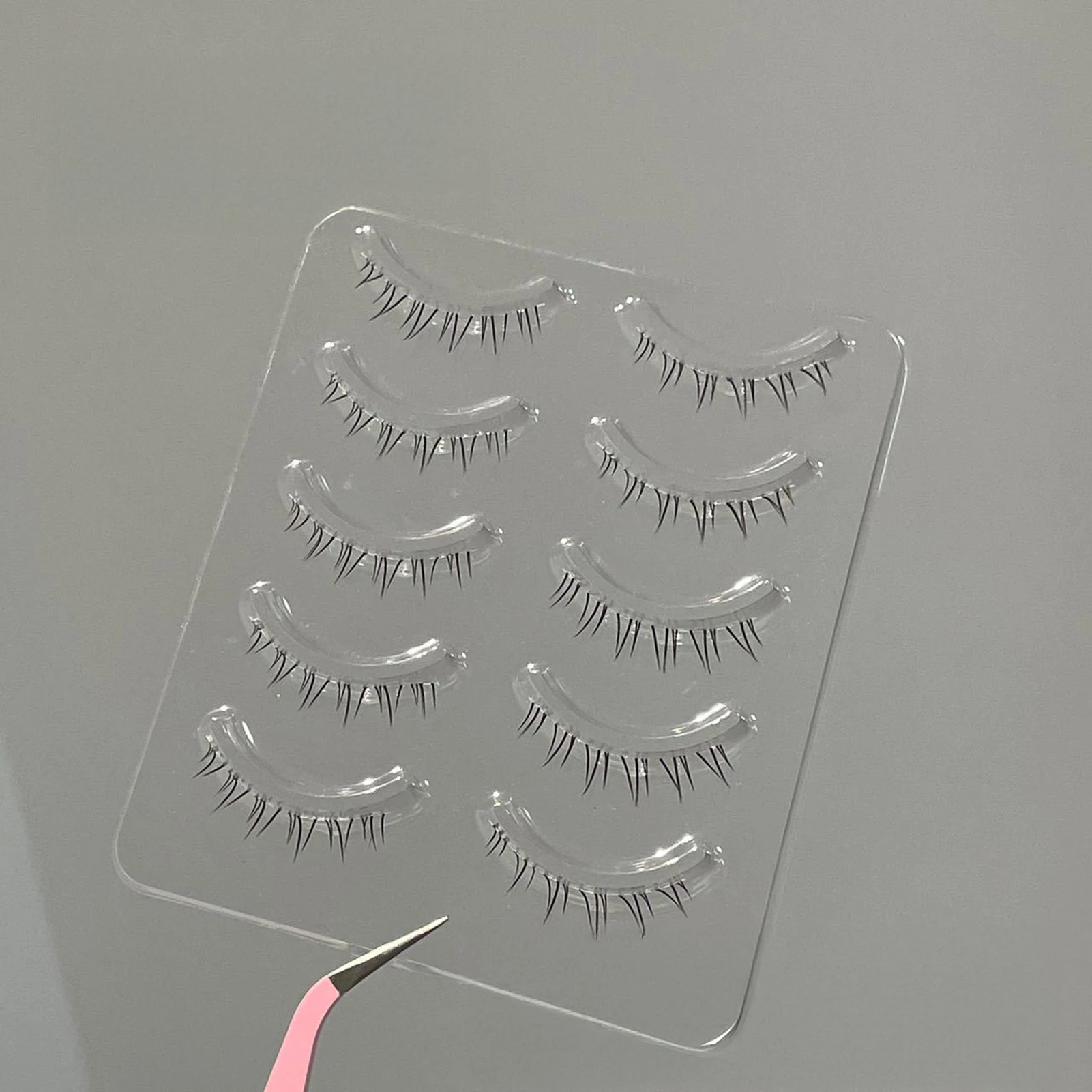 Cosplay lashes full strips Thick Fake Eyelashes korean style Natural Look Wispy false Lashes extenstions Beauty makeup tools