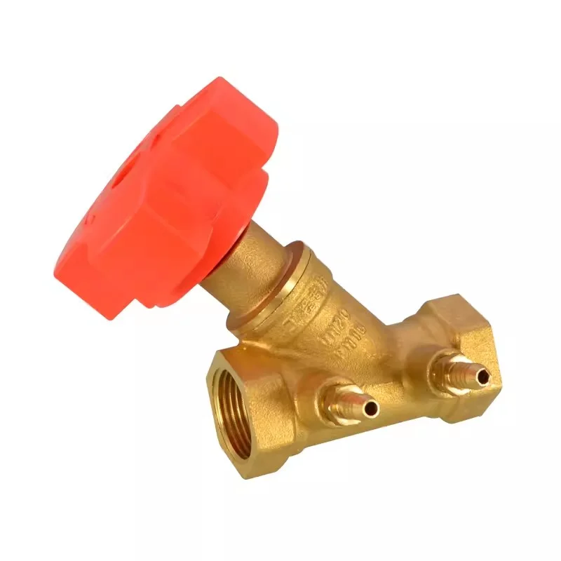 High Quality Custom SP15F-16T Brass balance valve Regulating hydraulic balance valve Digital locking balance valve