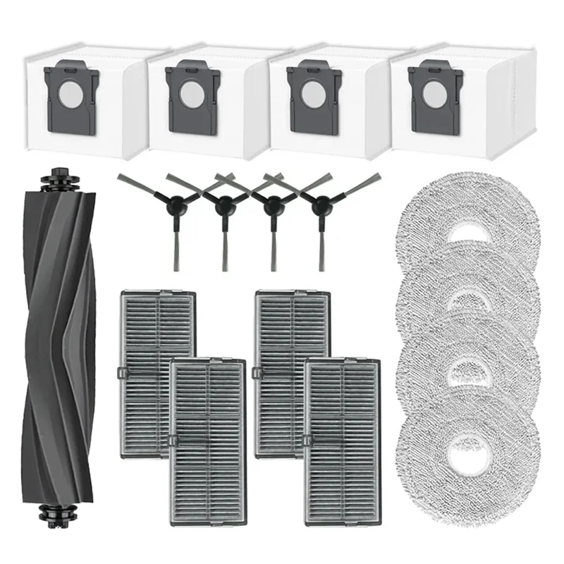 

TFORU-For Dreame Mova E30 Ultra Replacement Parts Accessories Main Side Brush Hepa Filter Mop Cloth Dust Bags
