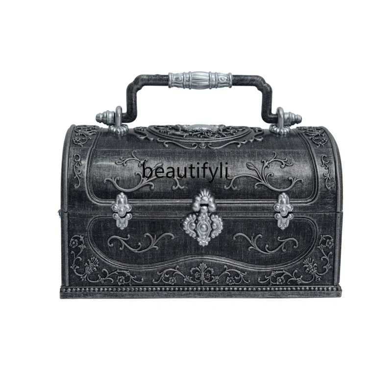 

Creative Art Retro Storage Box/Decorative Decoration Bedroom Luggage/Music Box Music Box Chinese Valentine's Day Gift