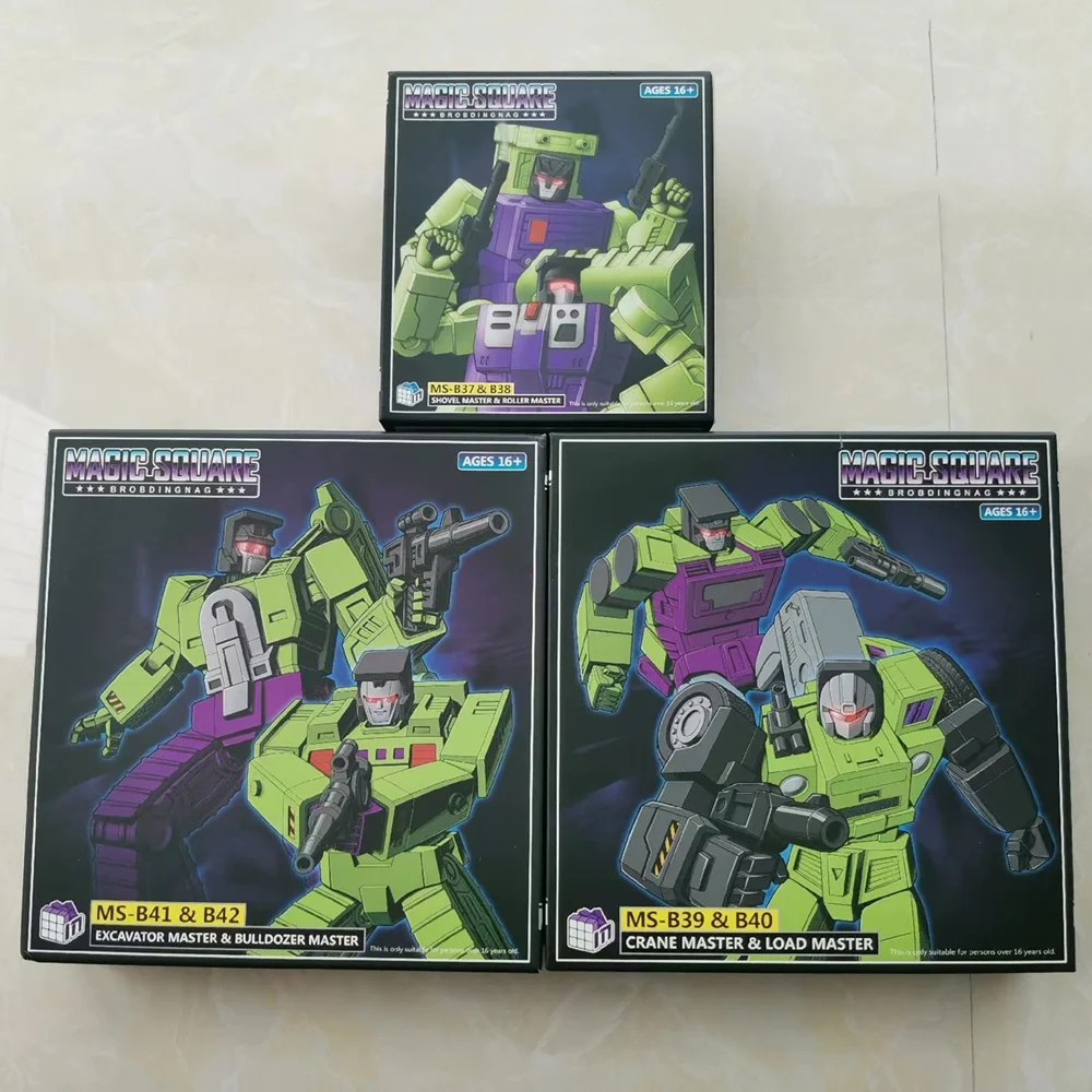 【IN STOCK】MS-TOY Transformation MS-B37&38 MS-B39&40 MS-B41&42 Devastator Action Figure Toy With Box