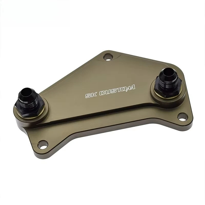 6 Speed Dsg Gearbox Oil Cooling System Oil Filter Adapter for VW Audi Golf MK5 MK6 GTl DQ250