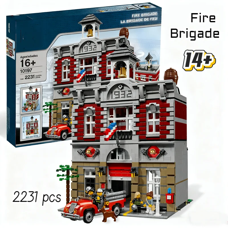 أداة تعليم لواء الإطفاء الأكثر مبيعًا متوافقة مع 10197 كتل نماذج للأطفال هدايا ألعاب عيد الميلاد #2