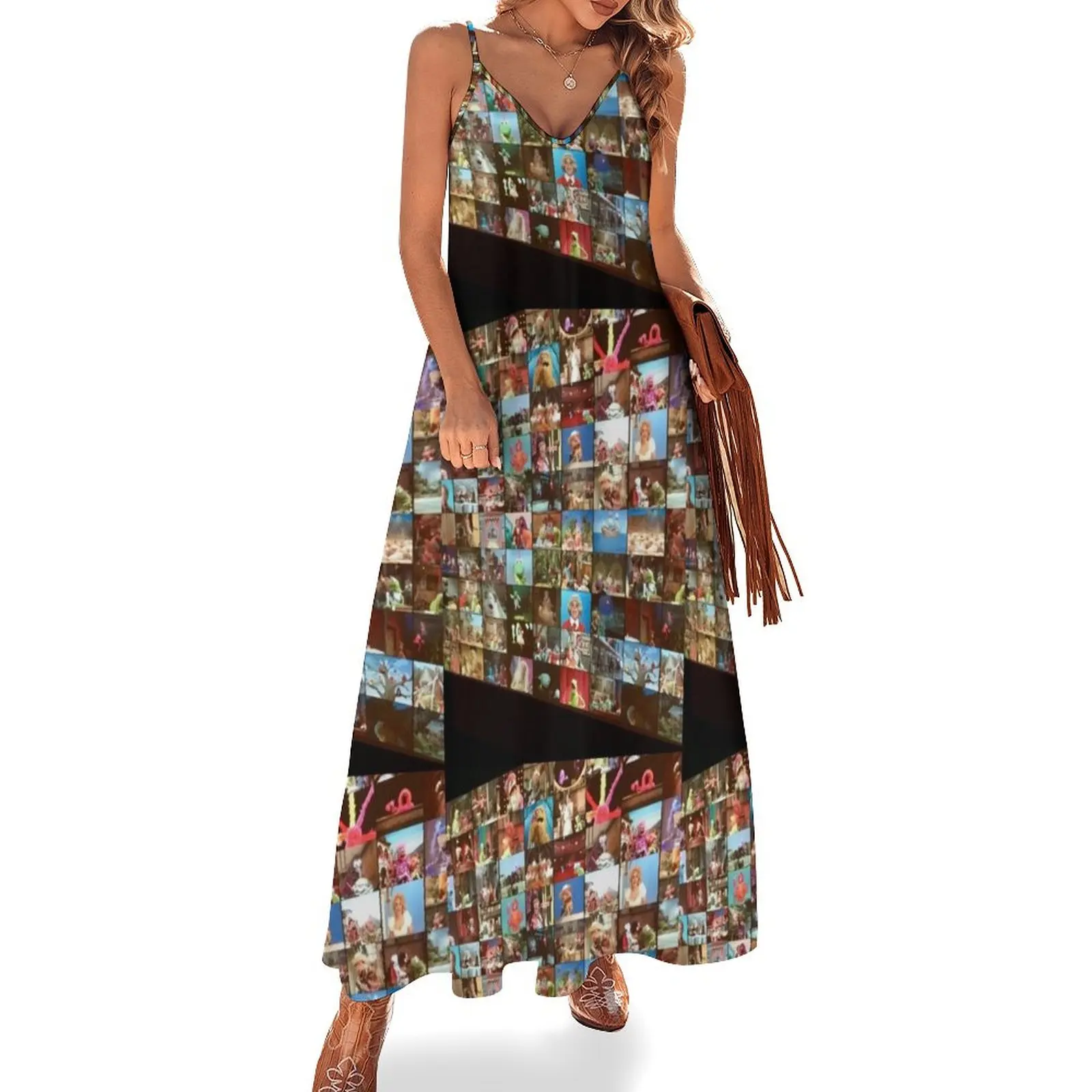 

Every Scene from the Muppet Show Sleeveless Dress dress for woman luxury women's party dress evening prom