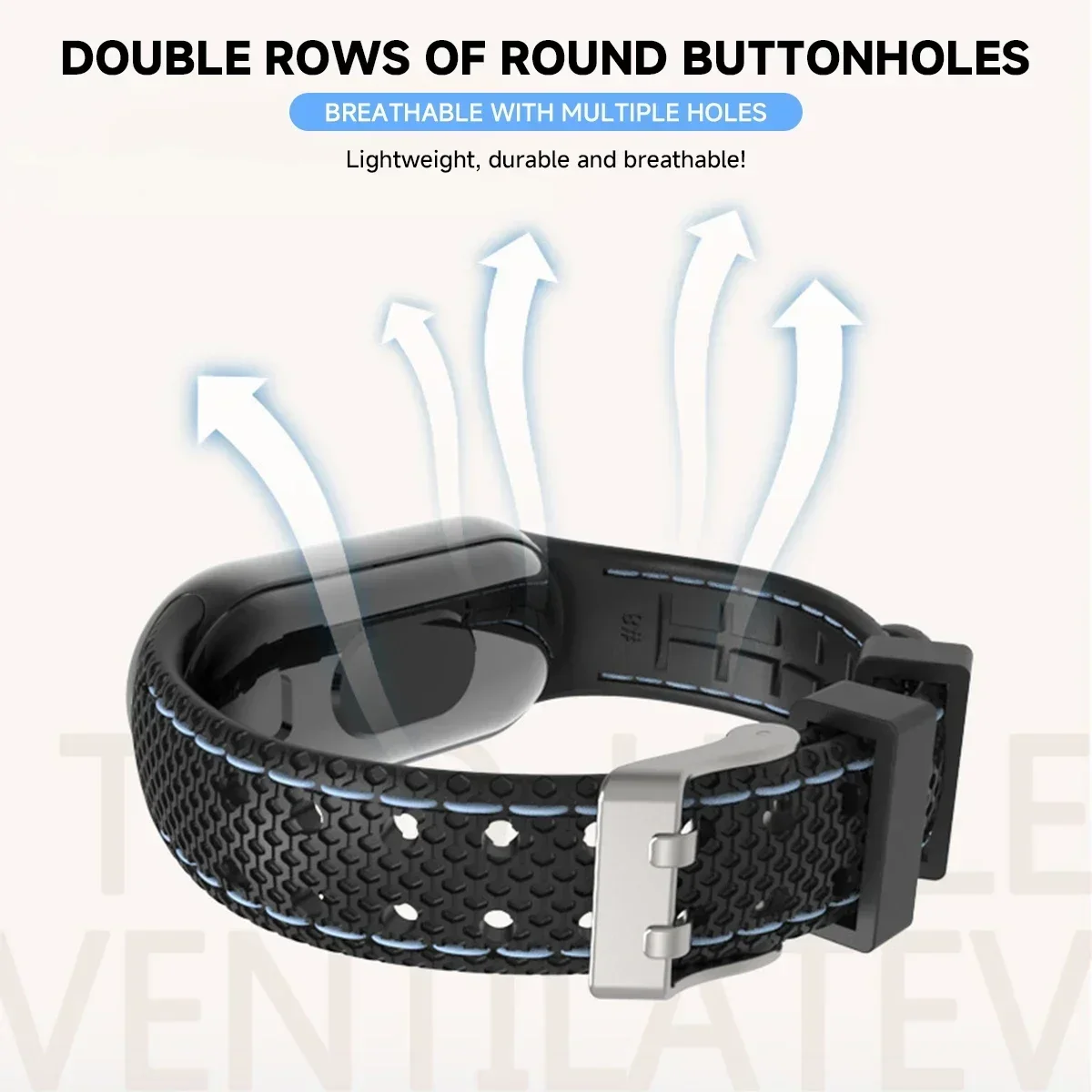 Silicone Strap For Mi Band 8 9 Bracelet Rubber Watchband Replacement Smartwatch Wrist Bracelet Correa For Xiaomi Mi Band 8 Strap image 4