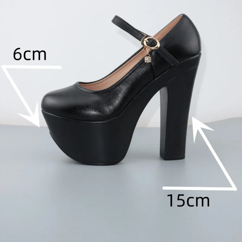 Catwalk 15cm Small Size 32-43 White Silver Wedding Shoes Women Platform Pumps 2024 Block High Heels Shoes Model Party Dress Shoe