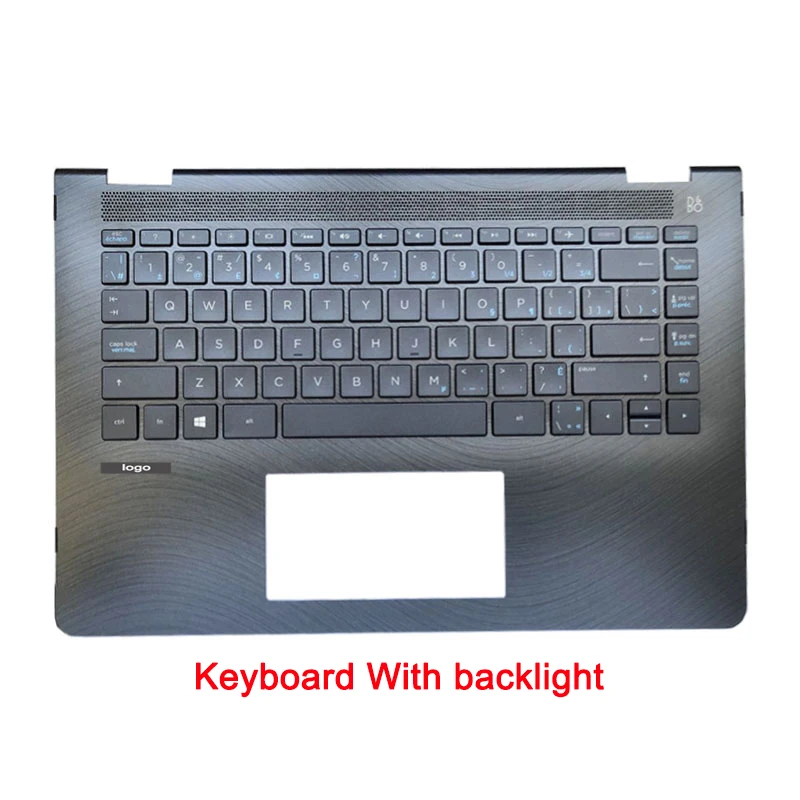 Keyboard penutup atas untuk HP Pavilion X360 14-BA 14T-BA 14M-BA TPN-W125 cangkang casing sandaran tangan Laptop