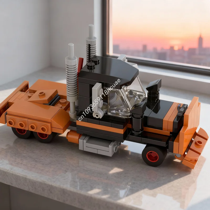 153pcs MOC Mini Road Warrior Mad Max Rig Cars Model Festival Gifts Building Blocks Architecture DIY Toys Assemble Creative Idea